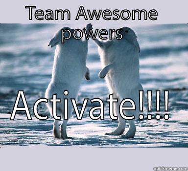 Team Awesome! - TEAM AWESOME POWERS ACTIVATE!!!! Bunny Bros