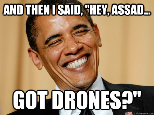 And then I said, 