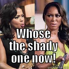 Kenya Vs Phaedra -  WHOSE THE SHADY ONE NOW! Misc