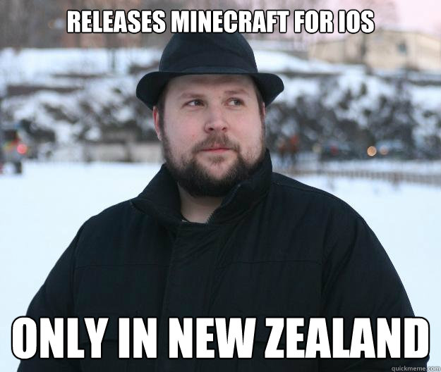 RELEASES MINECRAFT FOR IOS ONLY IN NEW ZEALAND  Advice Notch