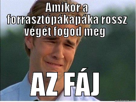 AMIKOR A FORRASZTÓPÁKAPÁKA ROSSZ VÉGÉT FOGOD MEG   AZ FÁJ 1990s Problems