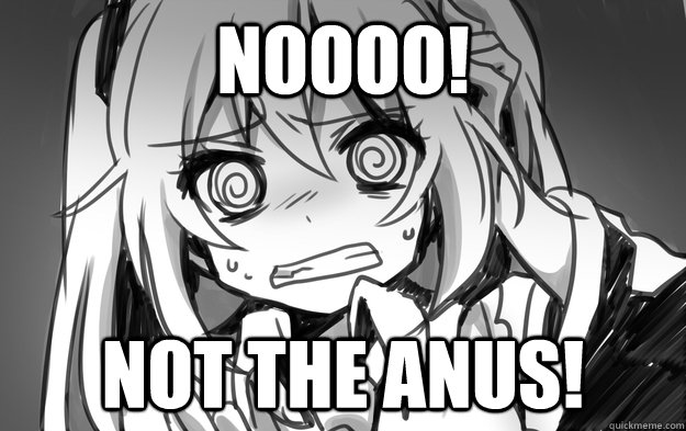 NOOOO! NOT THE ANUS!  Shocked Miku