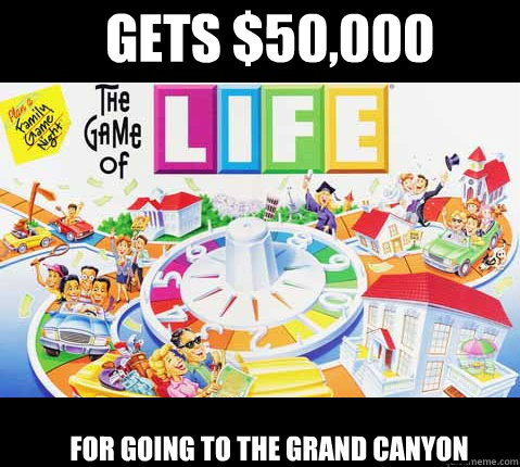  Gets $50,000 For going to the grand canyon  