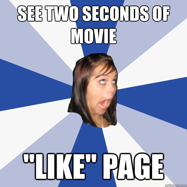 See two seconds of movie 