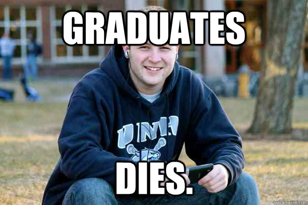 Graduates  dies.  Successful College Senior