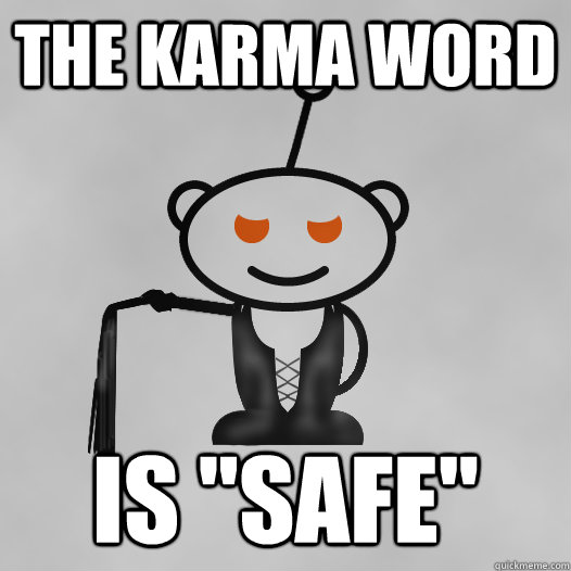 the karma word is 