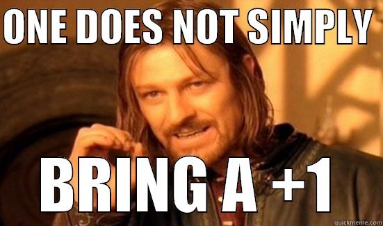 ONE DOES NOT SIMPLY  BRING A +1 Boromir