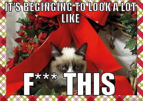 Finals and Gift Giving.  - IT'S BEGINGING TO LOOK A LOT LIKE F*** THIS merry christmas
