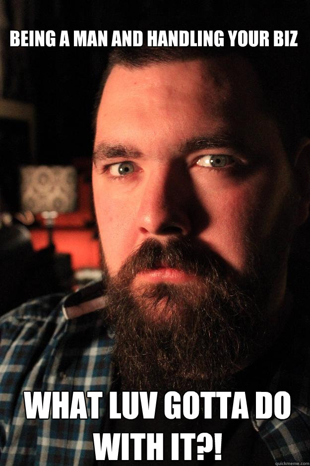 being a man and handling your biz what luv gotta do with it?!  Dating Site Murderer