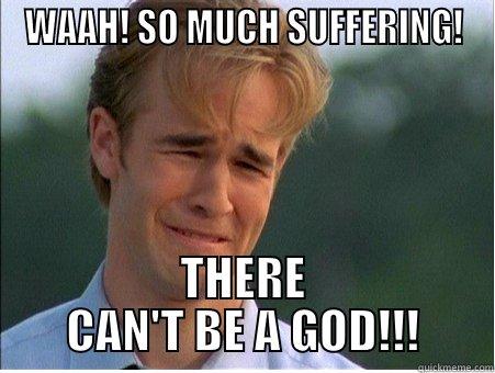 WAAH! SO MUCH SUFFERING! THERE CAN'T BE A GOD!!! 1990s Problems