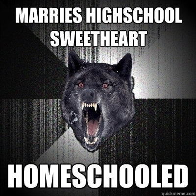 Marries Highschool SweetHeart HomeSchooled  Bullets - Insanity wolf