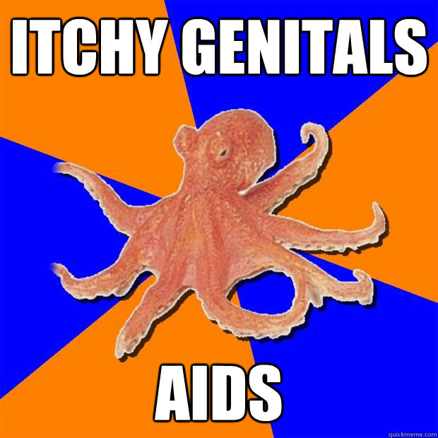 Itchy Genitals AIDS  Online Diagnosis Octopus