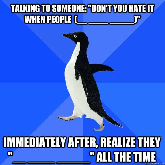 Talking to someone: 