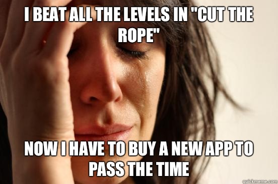 I beat all the levels in 