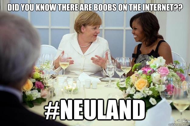 Did you know there are boobs on the Internet?? #Neuland  - Did you know there are boobs on the Internet?? #Neuland   Misc