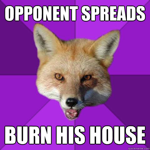 Opponent Spreads Burn his house  Forensics Fox