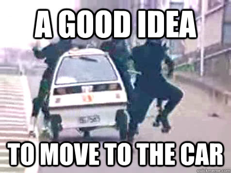 A good idea to move to the car - A good idea to move to the car  CAR chasing