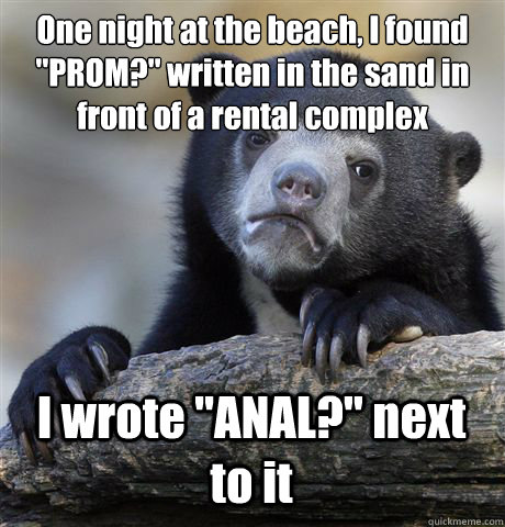 One night at the beach, I found 
