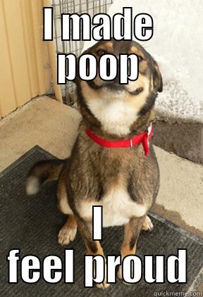 I MADE POOP I FEEL PROUD Good Dog Greg