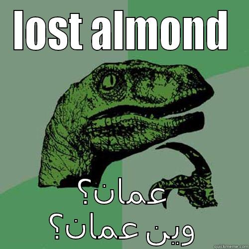 LOST ALMOND عمان؟ وين عمان؟ Philosoraptor