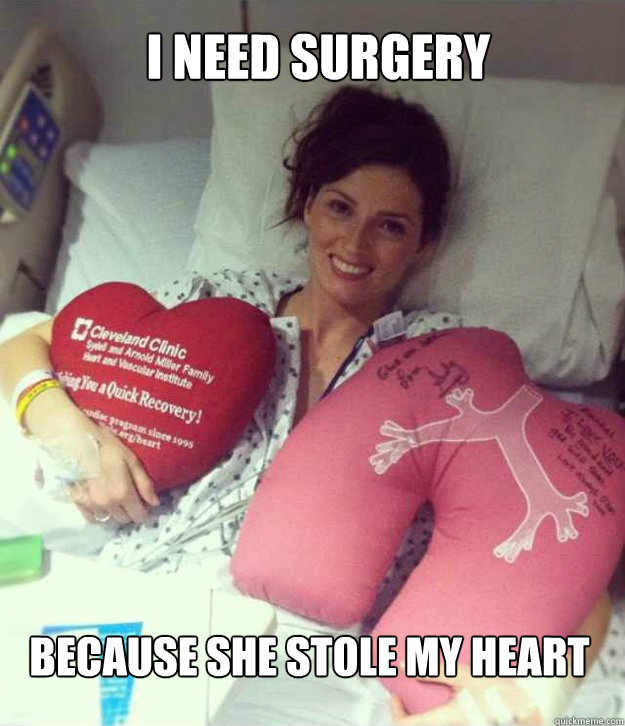I need surgery Because she stole my Heart  Ridiculously Photogenic Surgery Girl