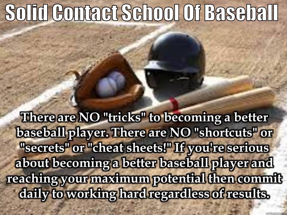  SOLID CONTACT SCHOOL OF BASEBALL    Misc