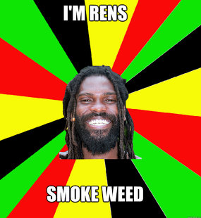 I'M Rens smoke weed   Jamaican Man