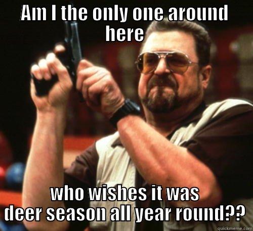 Am I the only one around here - AM I THE ONLY ONE AROUND HERE WHO WISHES IT WAS DEER SEASON ALL YEAR ROUND?? Am I The Only One Around Here