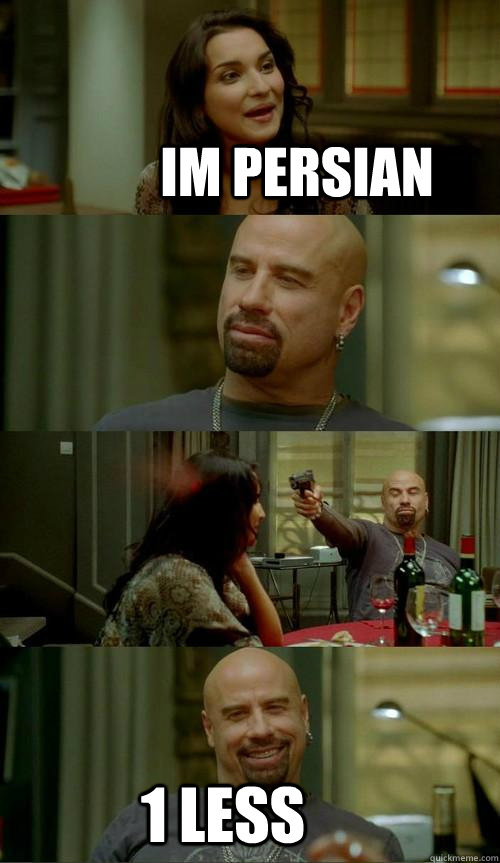Im Persian 1 less  Skinhead John