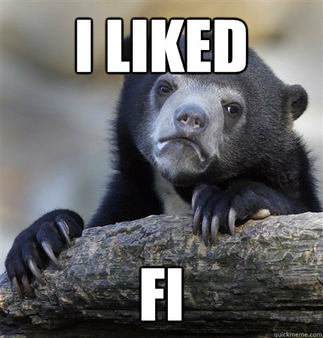 i liked fi - i liked fi  Confession Bear