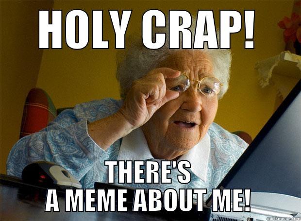 HOLY CRAP! THERE'S A MEME ABOUT ME! Grandma finds the Internet