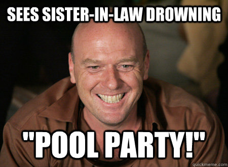 Sees Sister-In-law drowning 