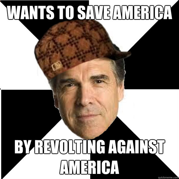 Wants to save America By revolting against America  