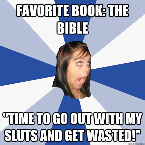 Favorite Book: The Bible 