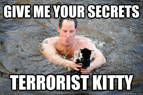 Give me your secrets Terrorist kitty - Give me your secrets Terrorist kitty  Misc