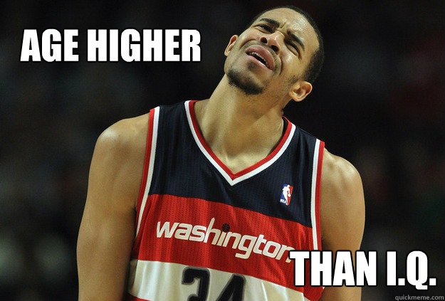 age higher than i.q.  javale mcgee dumb