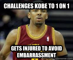 Challenges kobe to 1 on 1 Gets injured to avoid embarrassment  - Challenges kobe to 1 on 1 Gets injured to avoid embarrassment   Misc