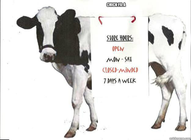 CHICK FIL A - CHICK FIL A  CHICK FIL A COW