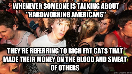 Whenever someone is talking about 