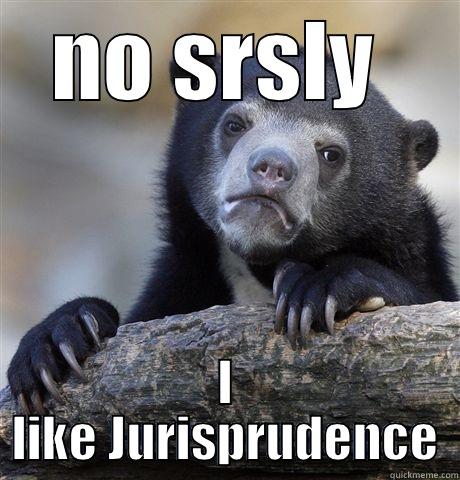NO SRSLY  I LIKE JURISPRUDENCE Confession Bear