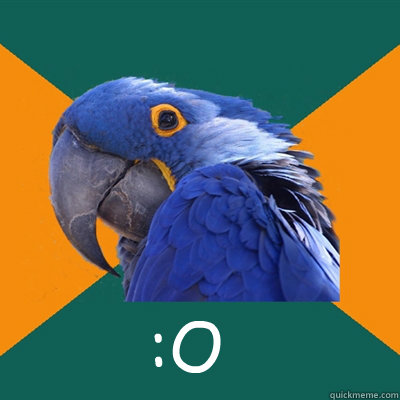 :O   Paranoid Parrot