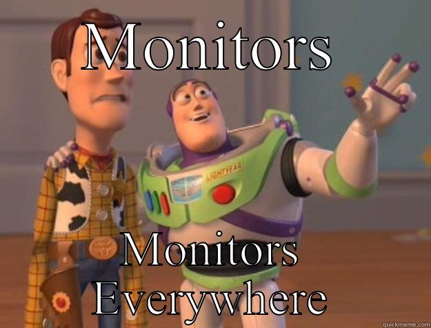 Monitors everywhere - MONITORS MONITORS EVERYWHERE Toy Story