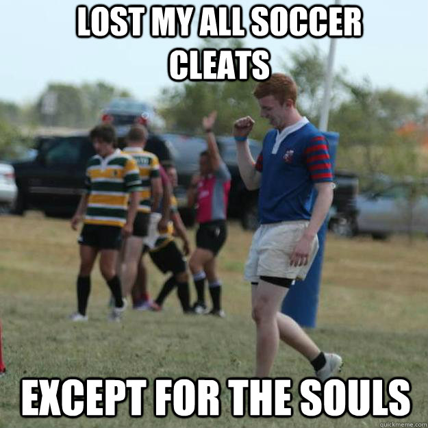 Lost my all soccer cleats except for the souls - Lost my all soccer cleats except for the souls  Success Ginger