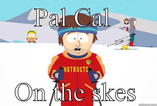 PAL CAL  ON THE SKIES Super Cool Ski Instructor