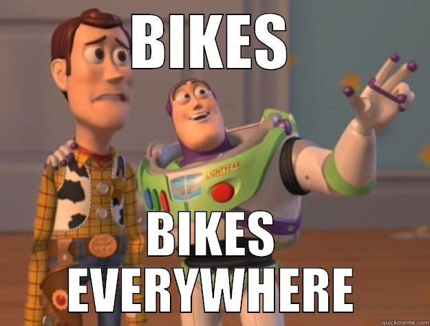 BIKES BIKES EVERYWHERE Toy Story