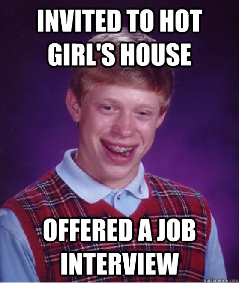 invited to hot girl's house offered a job interview - invited to hot girl's house offered a job interview  Misc