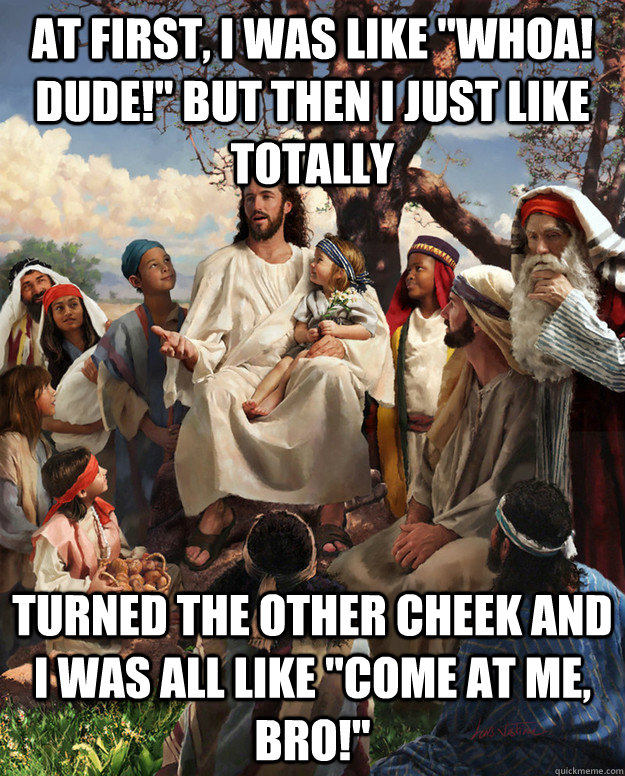 At first, I was like 