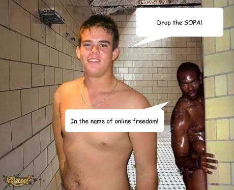 Drop the SOPA! In the name of online freedom!  