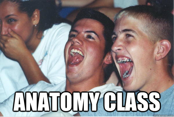  Anatomy Class  -  Anatomy Class   Immature High Schoolers