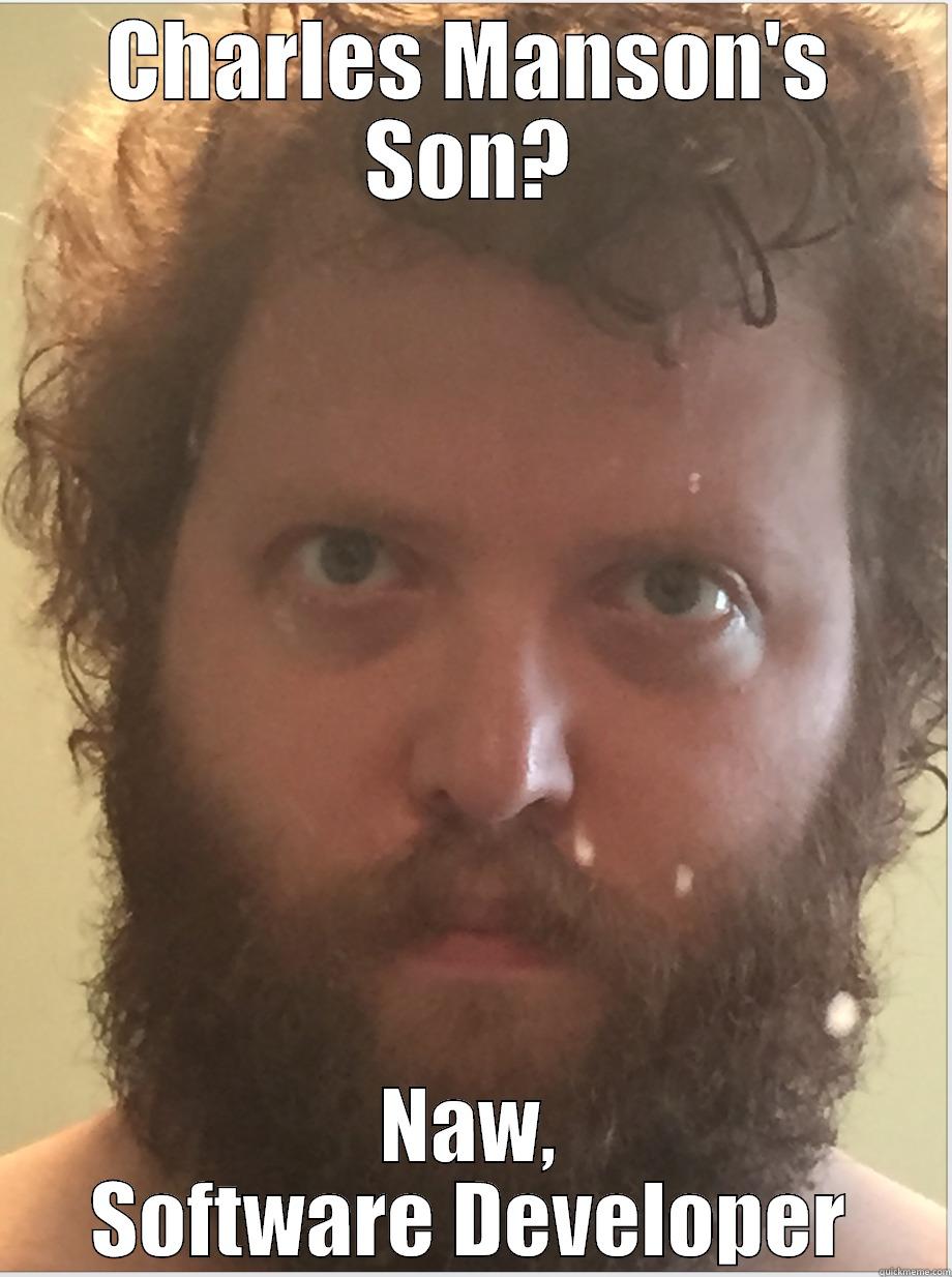 CHARLES MANSON'S SON? NAW, SOFTWARE DEVELOPER Misc